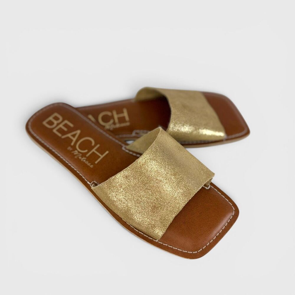 NWT-BALI Beach by Matisse Square Toe Slide Sandals Size 9